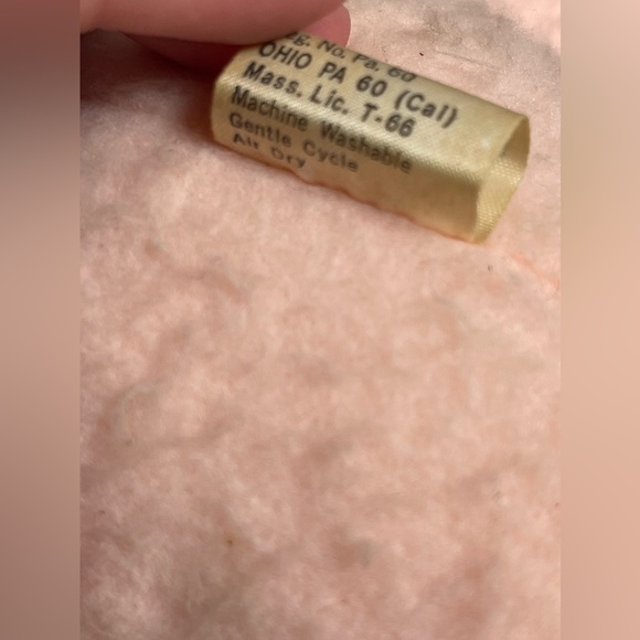 VTG 1983 Mattel PINK Snuggle Baby Soft Body Vinyl Face Doll 12 Washable - Picture 6 of 9